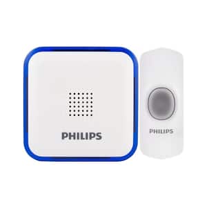 Wireless Battery-Operated Door Bell Kit with 32 Melodies and 1 Push Button