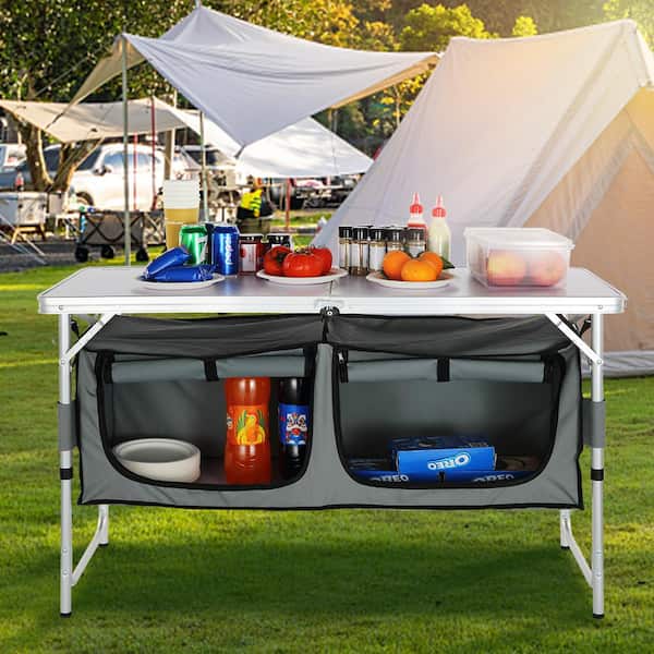 QUICKCAMP キッチンテーブルAmazon価格12,980円　未開封 QUICKCAMP [180日保証] フルメッシュキッチンテーブル