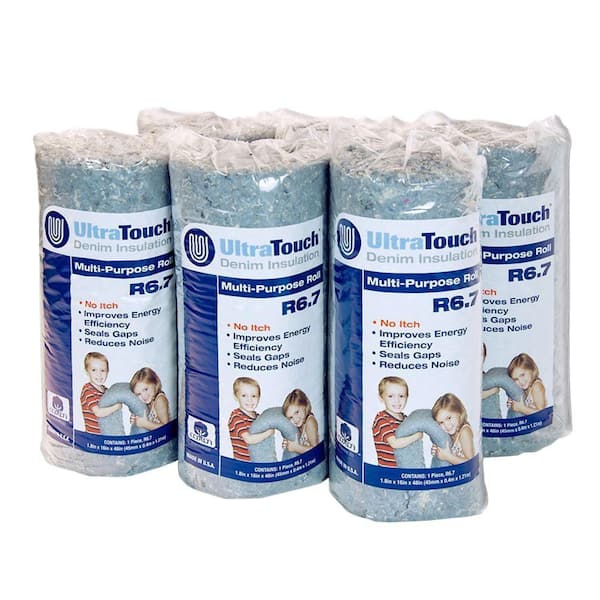 UltraTouch R-6.7 Denim Insulation Roll 16 in. x 48 in.  (6-Pack)