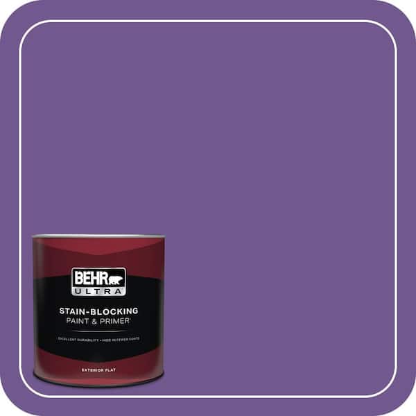 BEHR ULTRA 1 qt. #P570-6 Classic Waltz Flat Exterior Paint & Primer