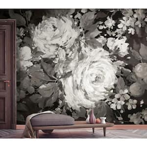 128.78 sq. ft. Impressionist Floral Mural
