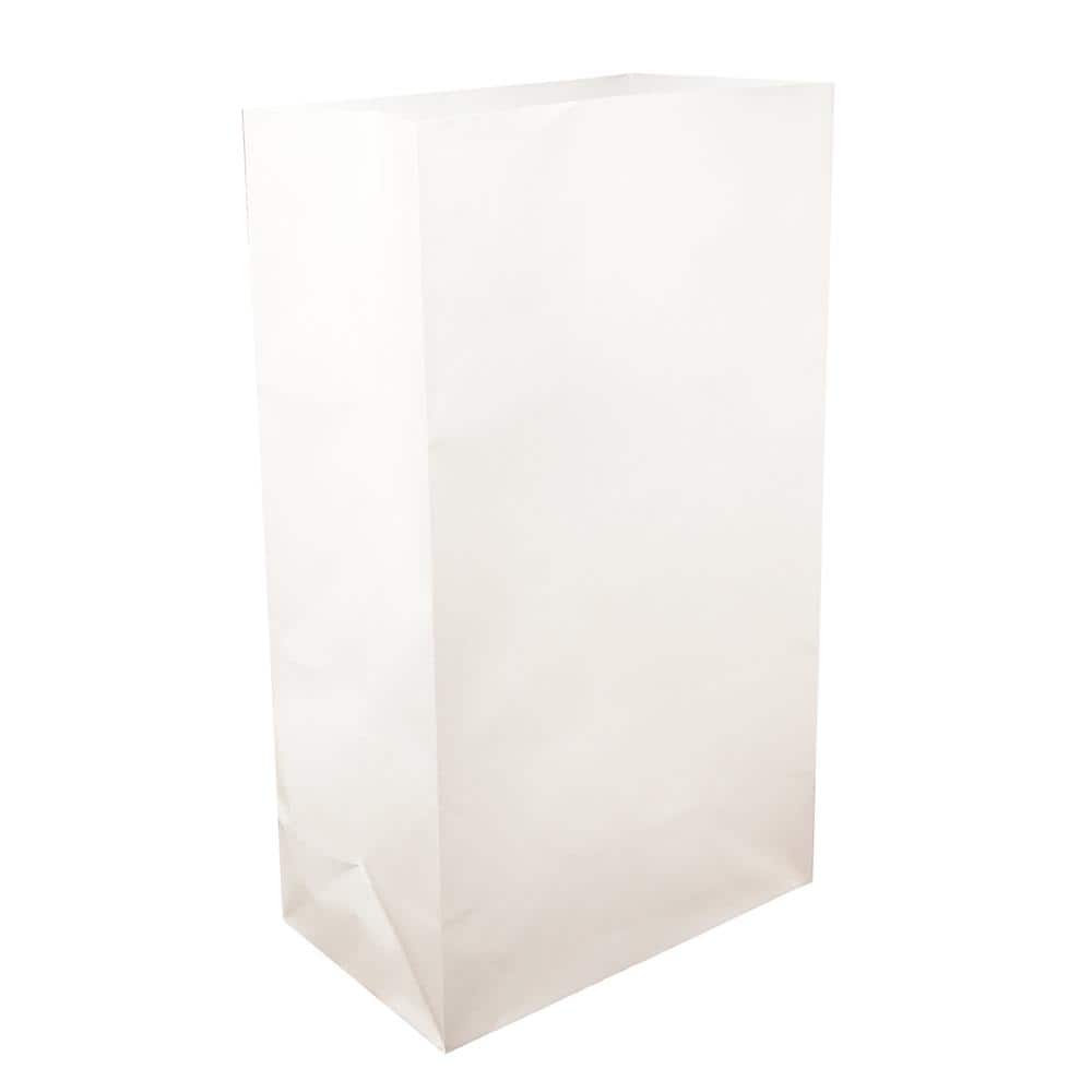 12 Pack Mini White Candle Bags 