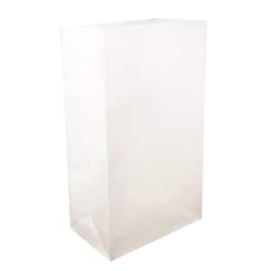 Lumabase 41012 Flame Resistant Luminaria Bags, White - 12 Count