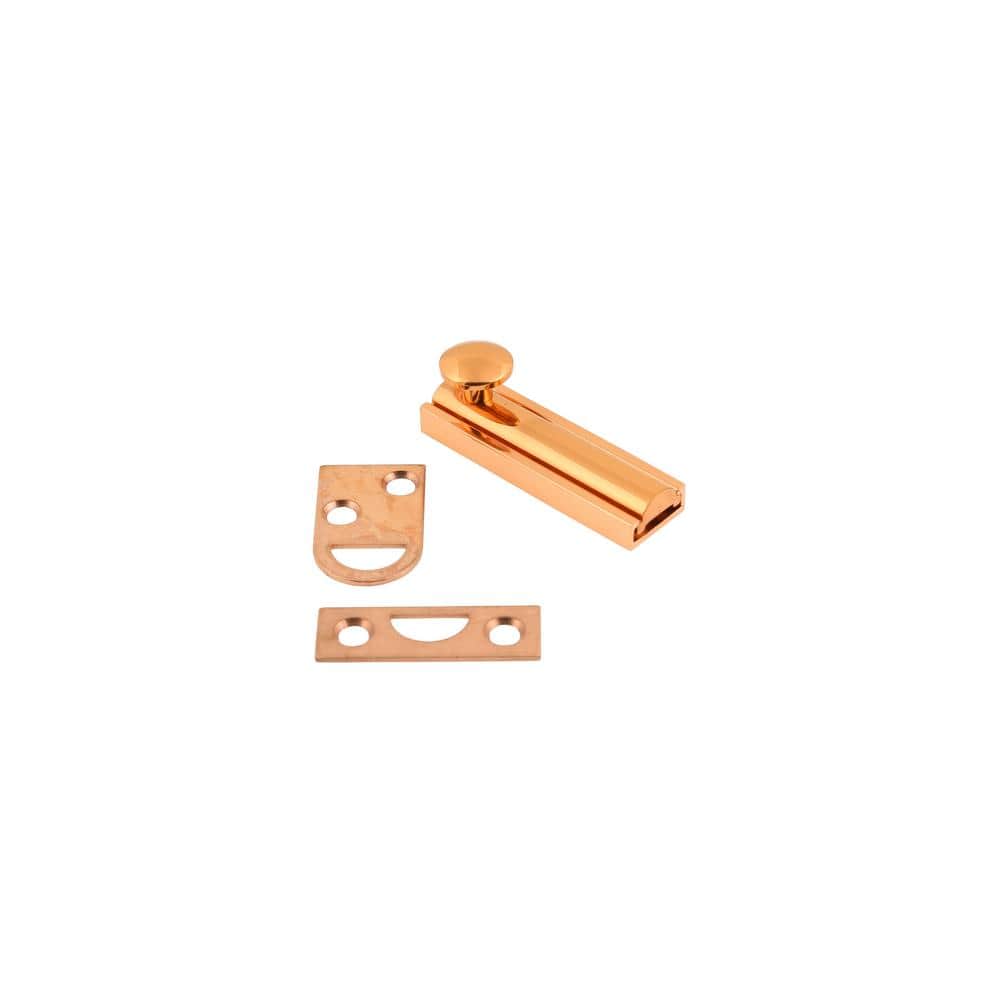 2 in. Solid Brass Surface Bolt in Bright Copper price history on PriceWatchPro