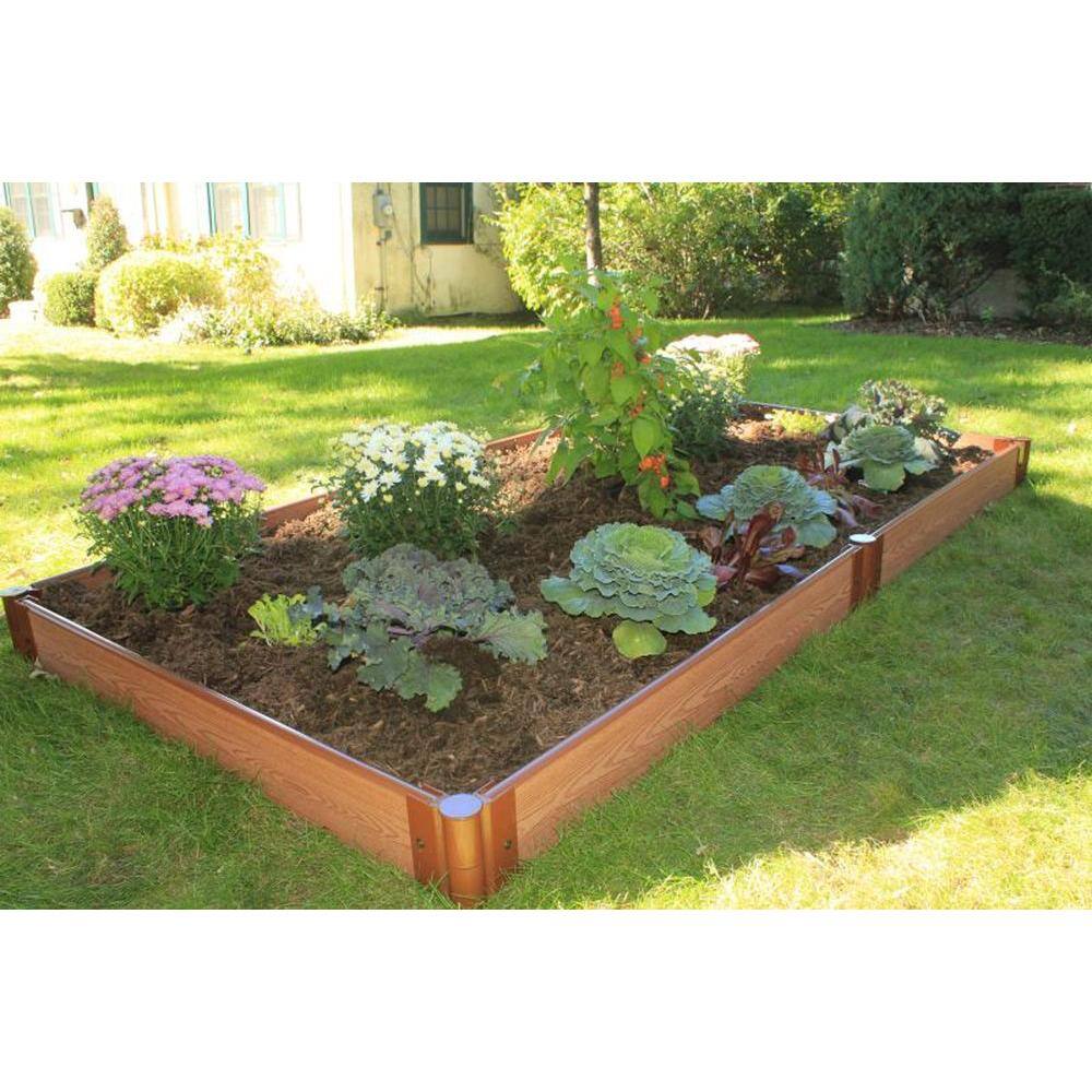 Classic Sienna Composite Raised Garden Bed 4' x 8' x 5.5"