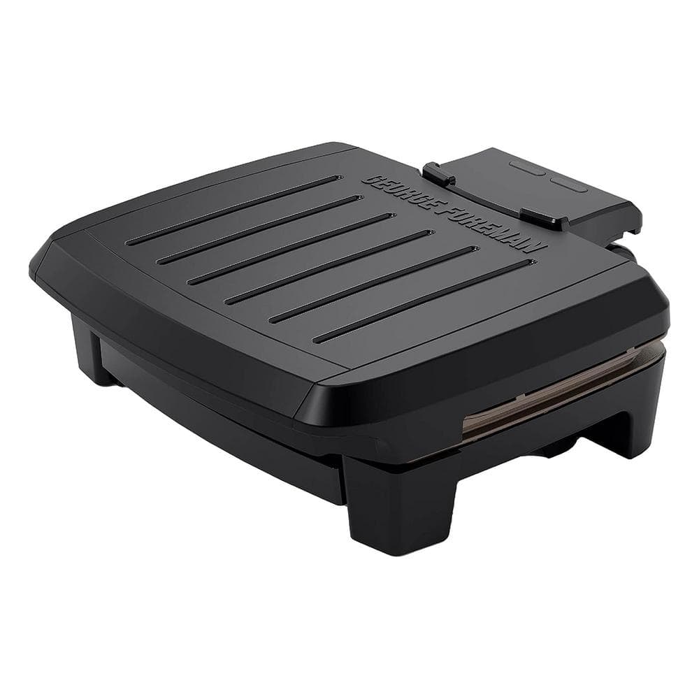 George Foreman 4 Serving Black Submersible Indoor Grill with