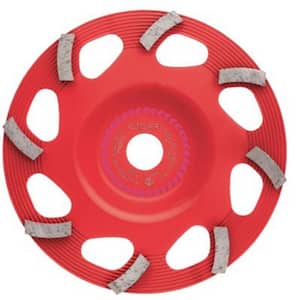 6 in. 8 Segment SPX Diamond Cup Grinding Wheel for Coating Removal