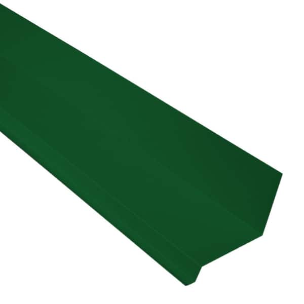 Metal Sales 10 ft. 6 in. Denali Green Steel Universal Endwall Trim