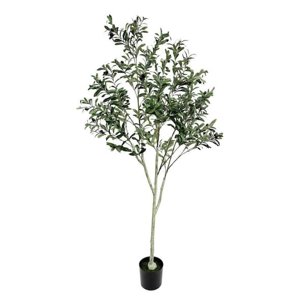 Noble House Tigue 5 ft. Green Artificial Olive Tree