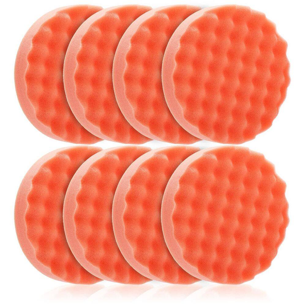 6 Inch Foam Waffle Polishing Pad with Light Cutting Surface for Car Buffer Polisher Waxing 8 Pack price history on PriceWatchPro