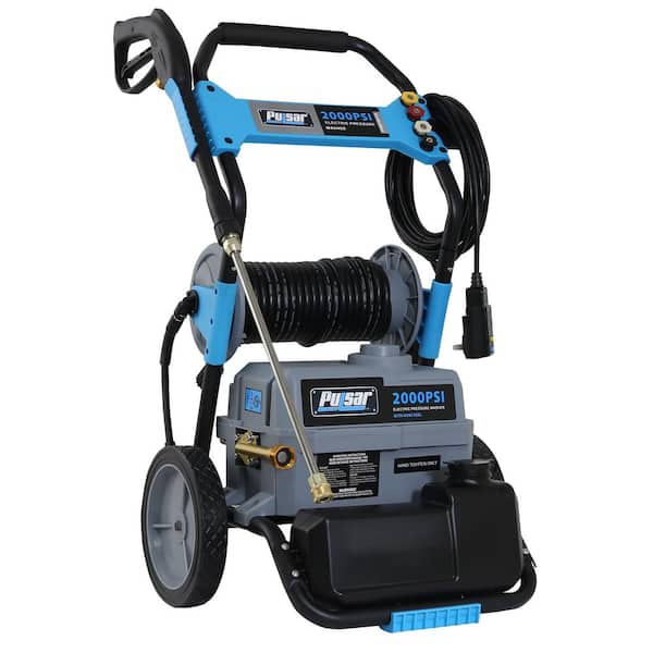 Pulsar 2,000 PSI, 1.6 GPM Electric Pressure Washer with Hose Reel and Built-in Soap Tank