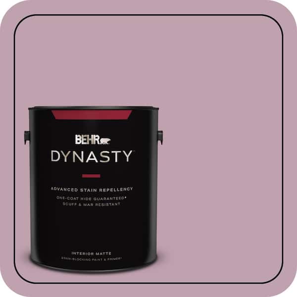 BEHR DYNASTY 1 gal. #S120-4 Decanting One-Coat Hide Matte Interior Stain-Blocking Paint & Primer