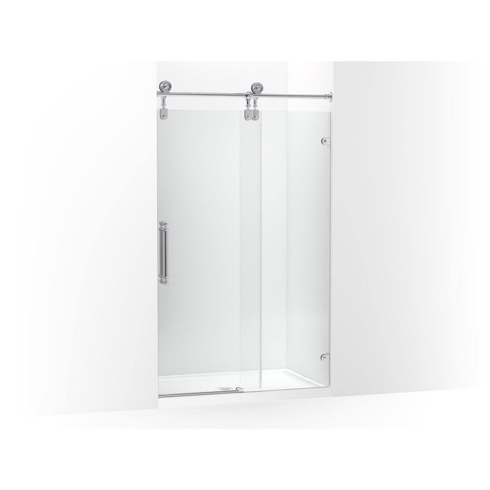 KOHLER Artifacts 80.875 in. H x 46.25 in. W Frameless Sliding Shower