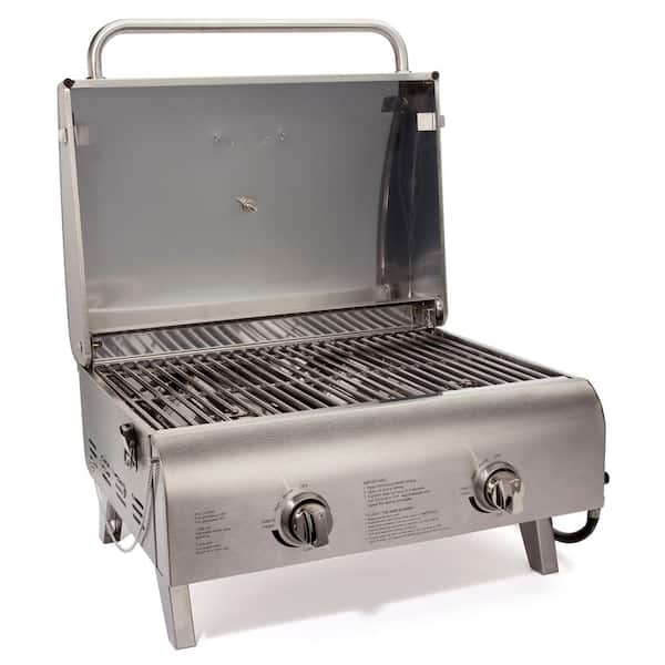 Cuisinart Portable Propane Tabletop Grill in Stainless Steel CGG