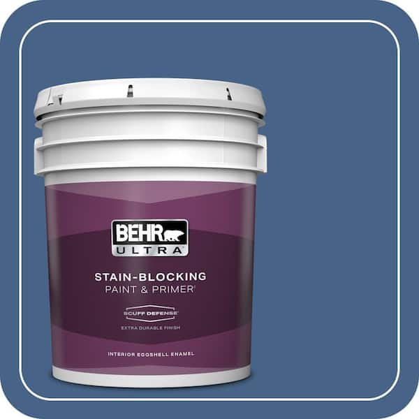 BEHR ULTRA 5 gal. #PPU15-04 Mosaic Blue Extra Durable Eggshell Enamel Interior Paint & Primer