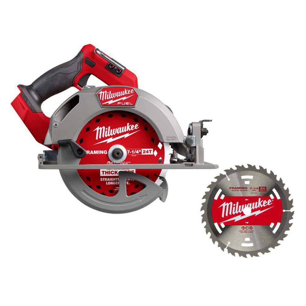 M18 FUEL 18V Lithium-Ion Brushless Cordless 7-1/4 in. Circular Saw (Tool-Only) w/ Saw Blade price history on PriceWatchPro