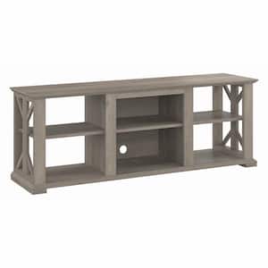 Homestead Farmhouse Driftwood Gray TV Stand 70 in.