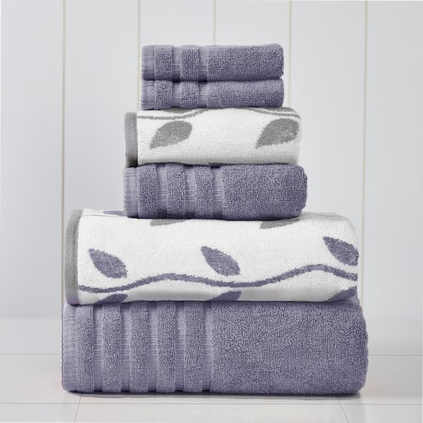 Grey Multi Stripe 100% Cotton Kitchen Towels (3 Piece Set)