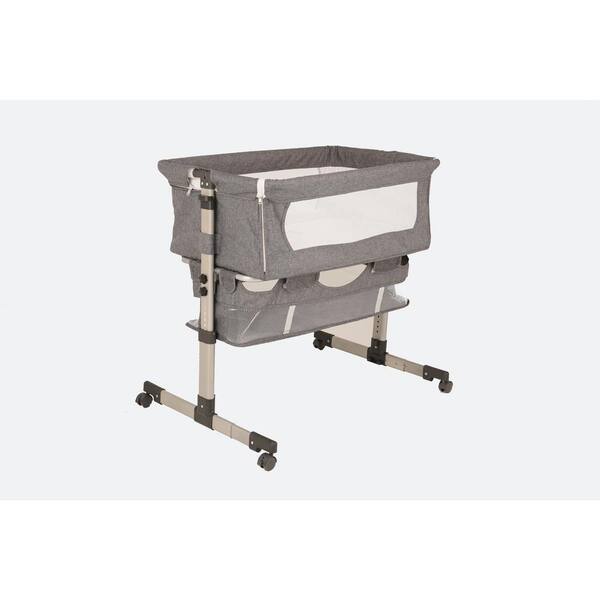 gray bassinet