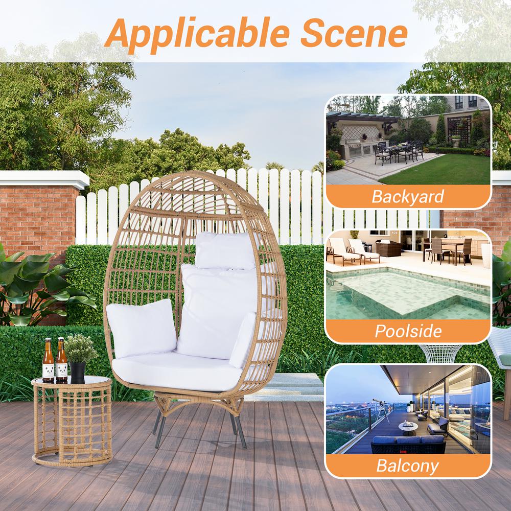 Outdoor Wicker Egg Better Homes Garden Egg Chair BHG X Walmart's