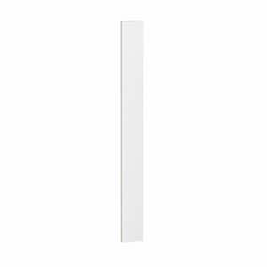 Hampton/Shaker 3 in. W x 30 in. H x 0.75 in. D Kitchen Cabinet Wall and Base Filler in Satin White