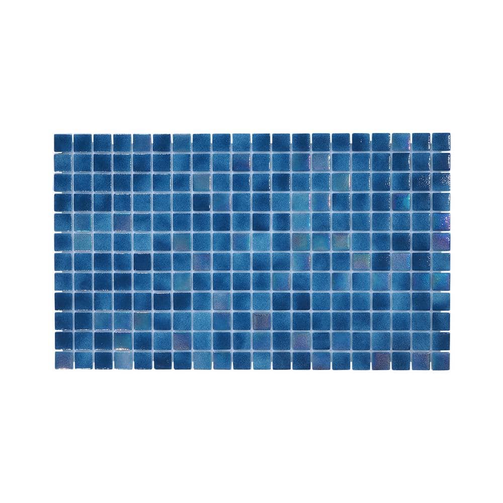 Glass Tile Love Eternal Blue Mix Chips Mosaic Glossy Glass Floor Tile (10.76 sq. ft./Case) price history on PriceWatchPro