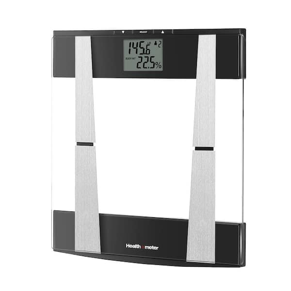 Health o meter Digital Glass Body Composition Weight Tracking Bathroom Scale, 4 Users, 400 lbs.