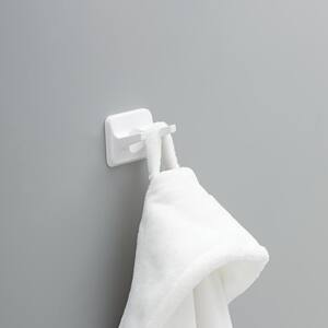 Futura Double Towel Hook in White