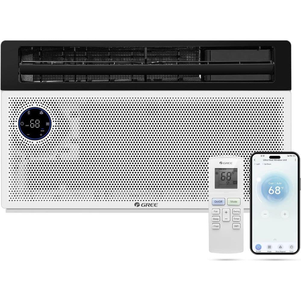 9,900 BTU 115-Volt Phoenix Ultra-Heat Window Air Conditioner, Gradient Inverter Energy-Saving, WIFi, Fits 450 sq. ft. price history on PriceWatchPro