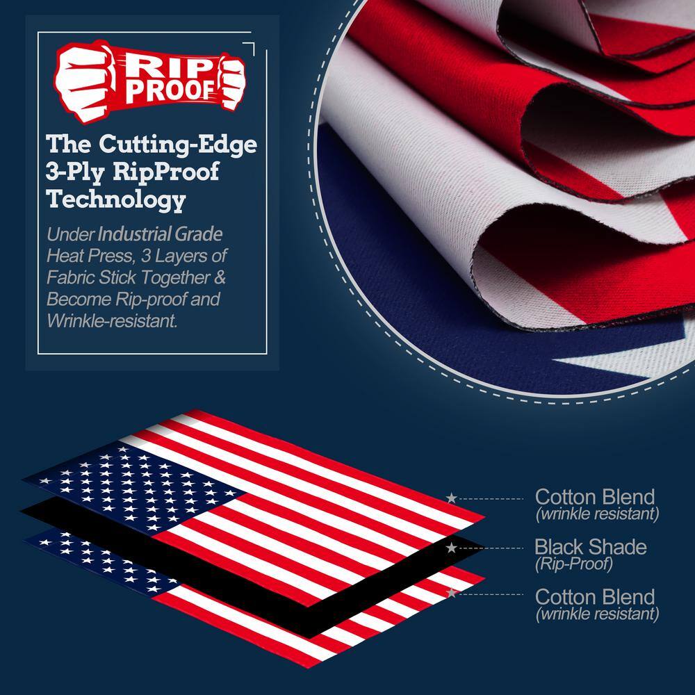 Rip-Proof American USA House Flag 28 x 40 Inch Polyester