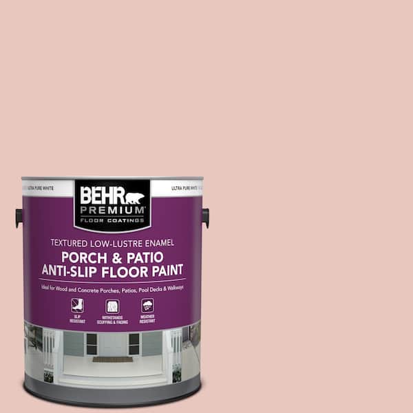 BEHR PREMIUM 1 gal. #S160-1 Iced Cherry Textured Low-Lustre Enamel Interior/Exterior Porch and Patio Anti-Slip Floor Paint