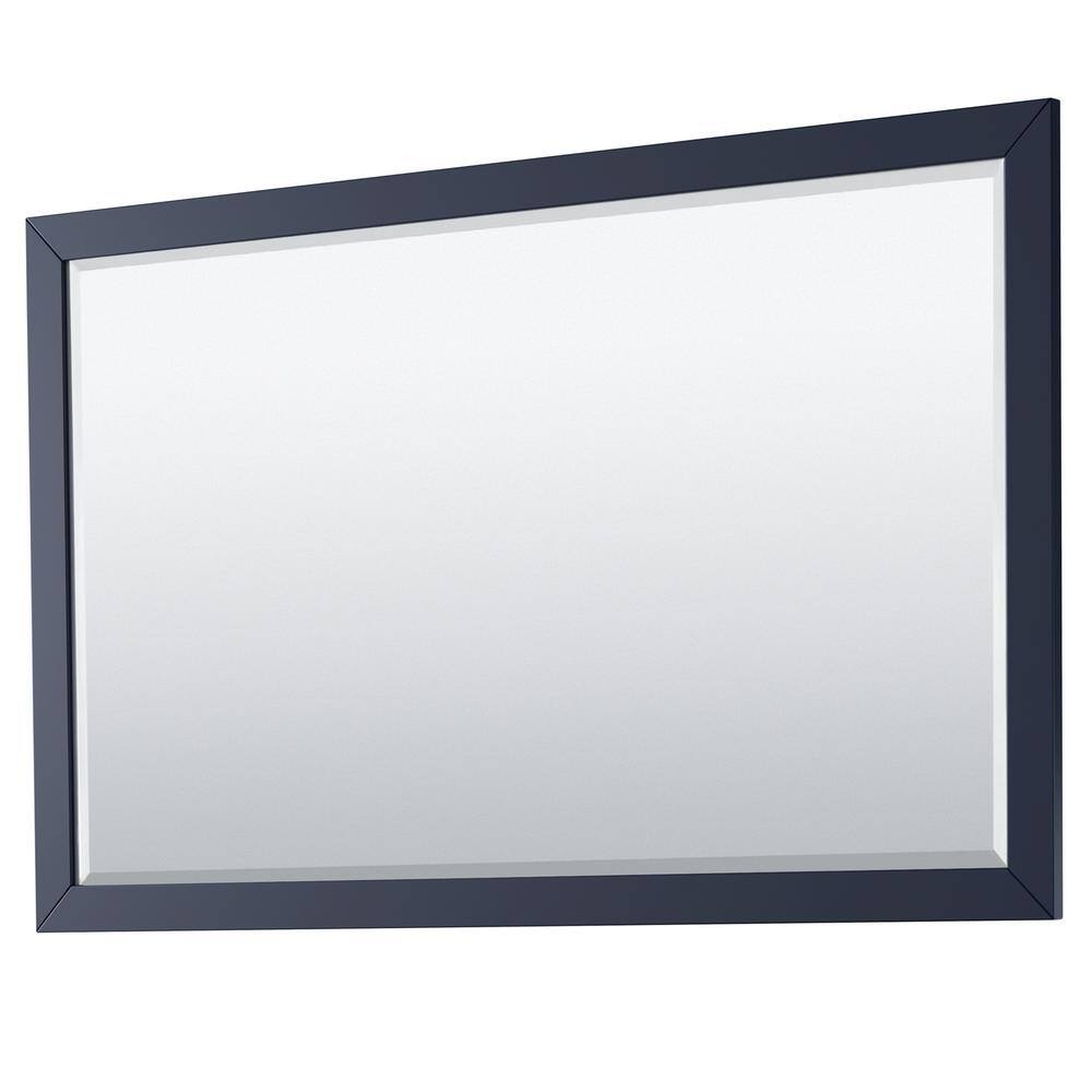 Daria 60" Dark Blue Cultured Marble Double Vanity Set