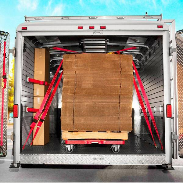16 ft. x 2 in. Logistic Cam Buckle E-Strap with Hook and Loop Storage Fastener in Red 16 ft. x 2 in. Logistic Cam Buckle E-Strap with Hook and Loop Storage Fastener in Red