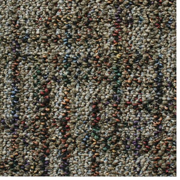 TrafficMaster Carpet Sample - Business Case - Color Oatmeal Pattern 8 in. x 8 in.