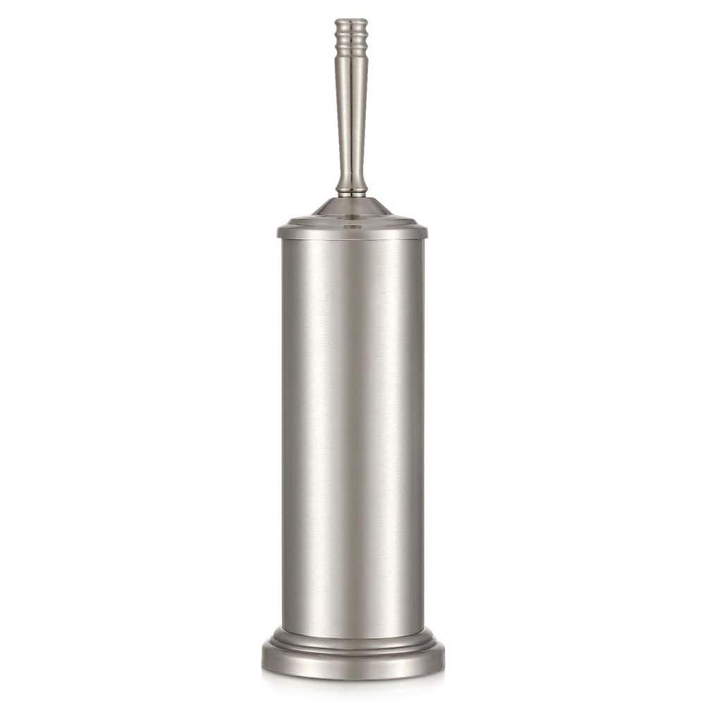 Toilet Brush and Holder Set Stain Nickel Stainless Steel, Heavy Duty Silver Toilet Bowl Brush, Deep Cleaning price history on PriceWatchPro