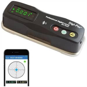 6 in. 2-Axis Smart Master Precision Level Bluetooth 0.0002/feet (0.02 mm/m)