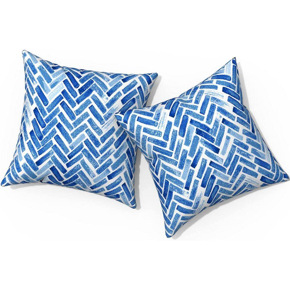 Outdoor Throw Pillows for 18 in. x 18 in., Square Pillows with Inserts