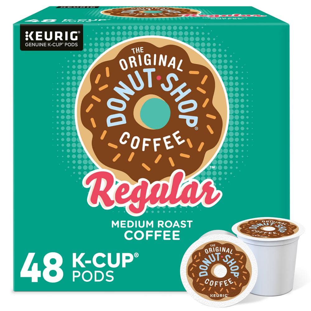 The Original Donut Shop Medium Roast Regular K Cup (48-Piece) 5000081907 -  The Home Depot