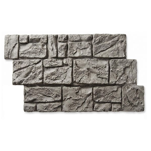 TRITAN BP Canyon's Edge Faux Stack Stone 48-3/4 in. x 24-3/4 in