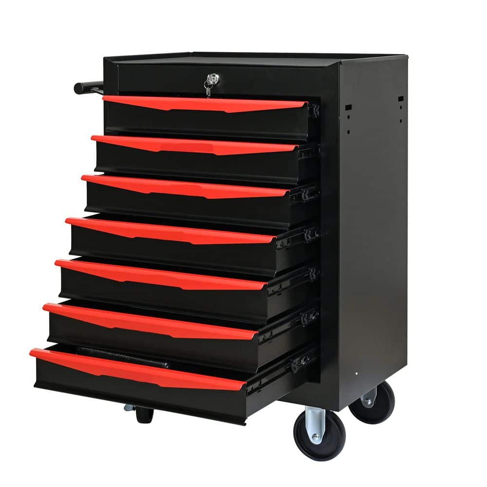 13 in. Rolling Metal Tool Chest with 7-Drawers, 20 in. 7-Drawer Tool Chest Cabinet with Ball Bearing Drawer Slides price history on PriceWatchPro