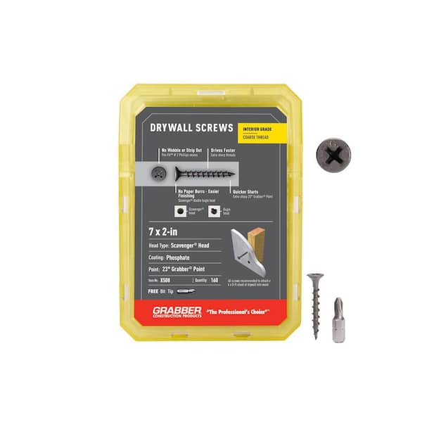 #7 x 2 in. Coarse Phillips Bugle Drywall Screw (1 lb.-Pack)