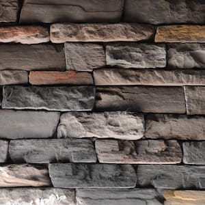 Traditional 1.5 in. to 4 in. x 5 in. to 9 in. Shiloh Ledge Stone Concrete stone Veneer (8 sq. ft./bx)