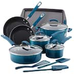 Rachael Ray 14-Piece Gradient Aluminum Cookware with Porcelain