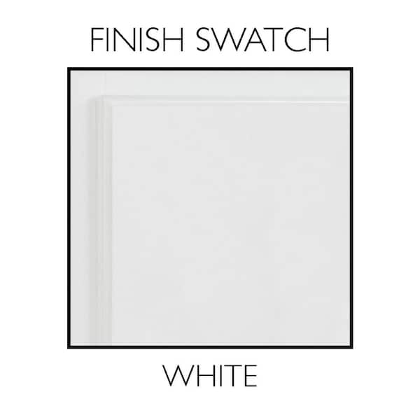 Design House Concord 5 in. x 16 in. x 26 in. Single Door Surface Mount Medicine Cabinet with Mirror in White Gloss