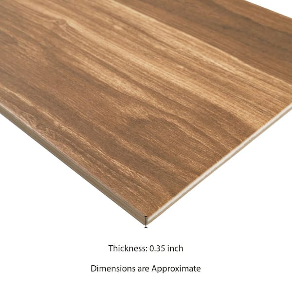 MSI Kamani Koa 9 in. x 47 in. Matte Porcelain Wood Look Floor and