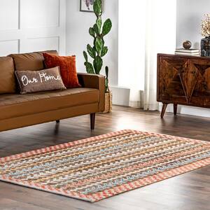 Fran Multi 5 ft. x 8 ft. Moroccan Wool & Cotton Area Rug