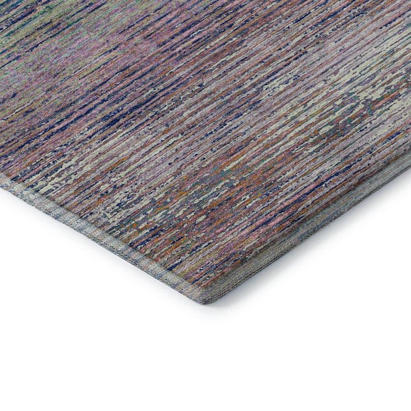 Mayfield Premium Machine Washable Abstract AMF1264 Blush 8 ft. x 10 ft. Area Rug