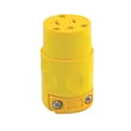 20 Amp 125-Volt 3-Wire Connector, Yellow