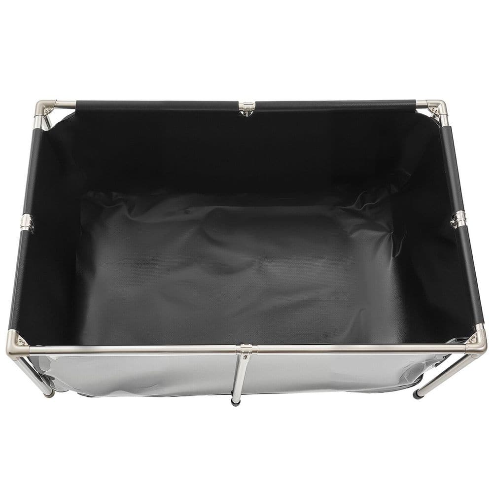 SVOPES 126.8 gal. Black Fish Pond Canvas. PVC Koi Habitat with