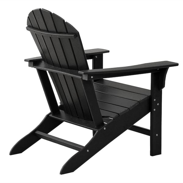 Black adirondack store chairs plastic